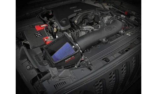 Система холодного впуска Rapid Induction, с фильтром Pro 5R для Jeep Wrangler (JL)/Gladiator (JT) 2018–2026 V6-3.6L, AFE Power — фото 3