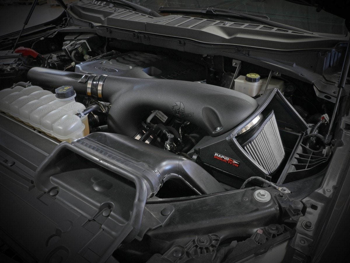 Система холодного впуска Rapid Induction, с фильтром Pro DRY S для Ford F-150 2021–2026 V6-3.5L (tt), AFE Power — фото 3