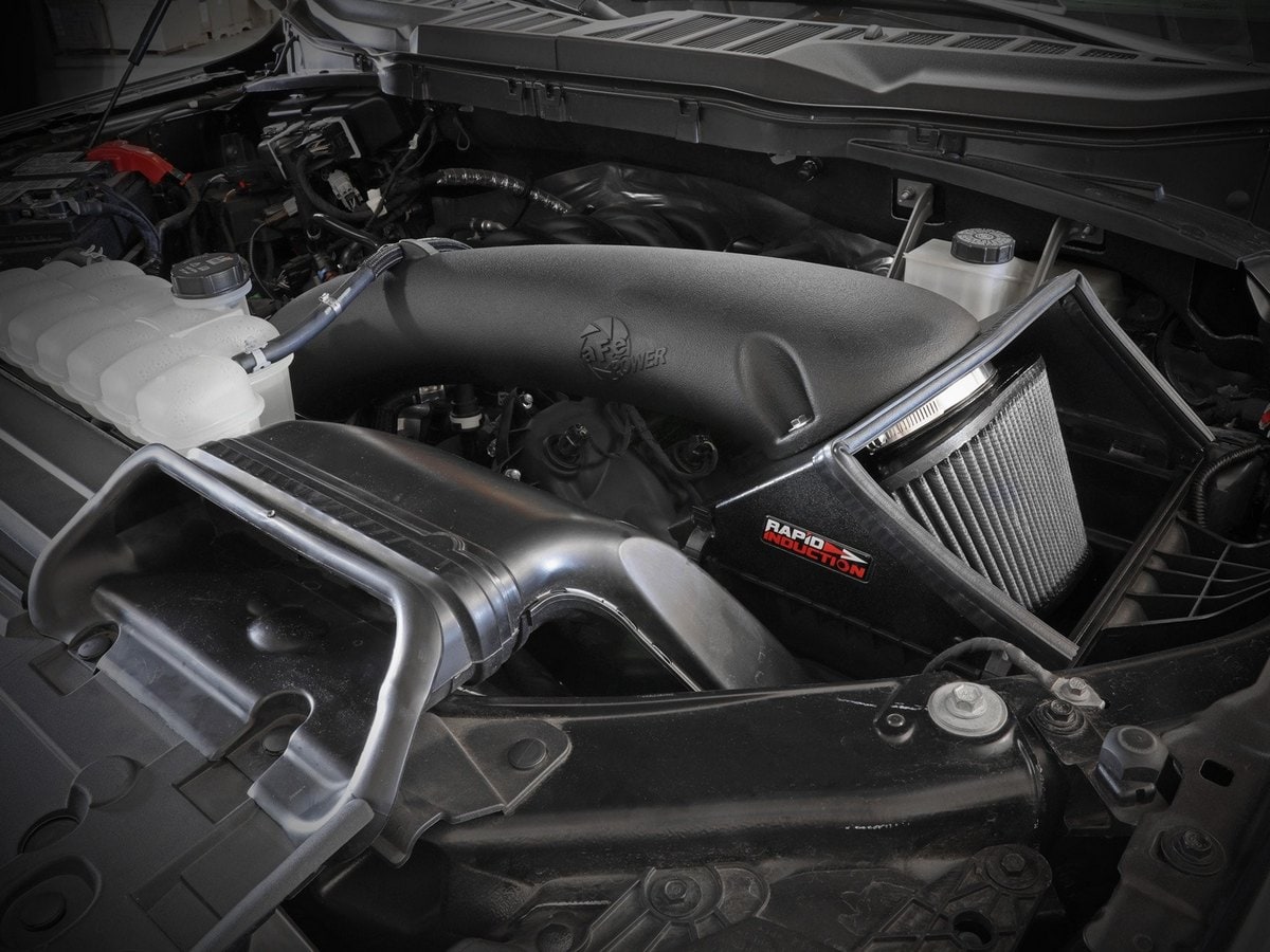 Система холодного впуска Rapid Induction, с фильтром Pro DRY S для Ford F-150 2021–2026 V8-5.0L, AFE Power — фото 3