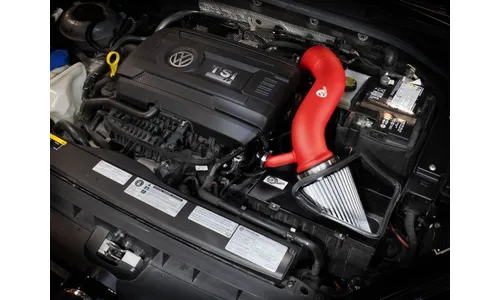 Система холодного впуска Rapid Induction Red Edition, с фильтром Pro DRY S для Volkswagen GTI (MKVII) 2015–2021 L4-2.0L (t), AFE Power — фото 3