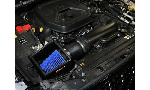 Система холодного впуска Rapid Induction, с фильтром Pro 5R для Jeep Wrangler (JL) 2024–2026 L4-2.0L (t), AFE Power — фото 3
