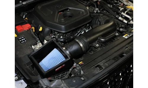 Система холодного впуска Rapid Induction, с фильтром D2 Dura-Dry для Jeep Wrangler (JL) 2024–2026 L4-2.0L (t), AFE Power — фото 3