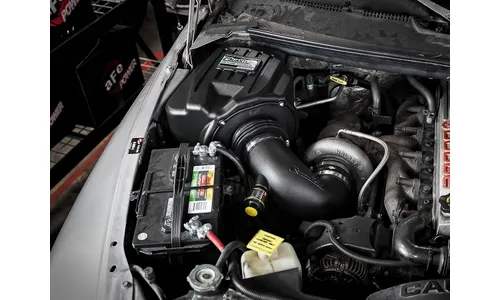 Система холодного впуска Quantum, с фильтром Pro DRY S для Dodge Diesel Trucks 1994–2002 L6-5.9L (td), AFE Power — фото 3