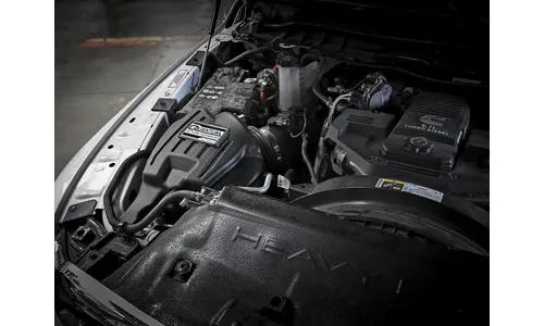 Система холодного впуска Quantum, с фильтром Pro DRY S для RAM Diesel Trucks 2013–2018 L6-6.7L (td), AFE Power — фото 3