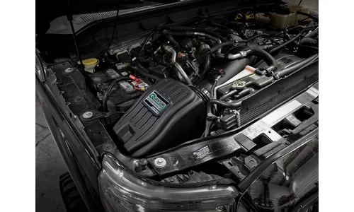 Система холодного впуска Quantum, с фильтром Pro DRY S для Ford Diesel Trucks 2011–2016 V8-6.7L (td), AFE Power — фото 3