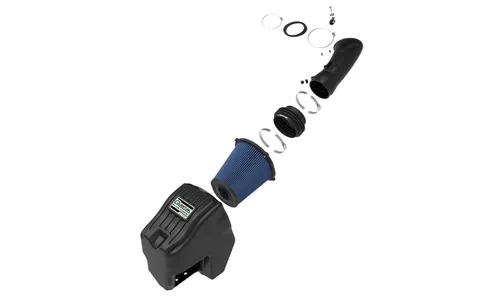 Система холодного впуска Quantum, с фильтром Pro 5R для Ford Diesel Trucks 2011–2016 V8-6.7L (td), AFE Power — фото 2