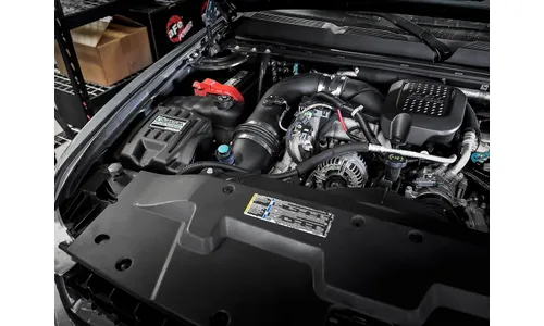 Система холодного впуска Quantum, с фильтром Pro DRY S для Chevrolet/GMC Diesel Trucks 07.5-10 V8-6.6L (td) LMM, AFE Power — фото 3