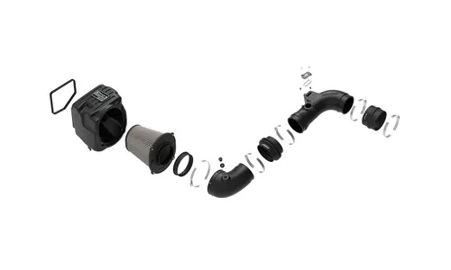 Система холодного впуска Quantum, с фильтром Pro DRY S для Chevrolet/GMC Diesel Trucks 2011–2016 V8-6.6L (td) LML, AFE Power — фото 5