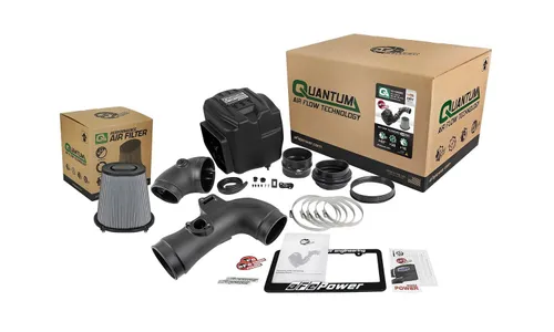 Система холодного впуска Quantum, с фильтром Pro DRY S для Chevrolet/GMC Diesel Trucks 2011–2016 V8-6.6L (td) LML, AFE Power — фото 6