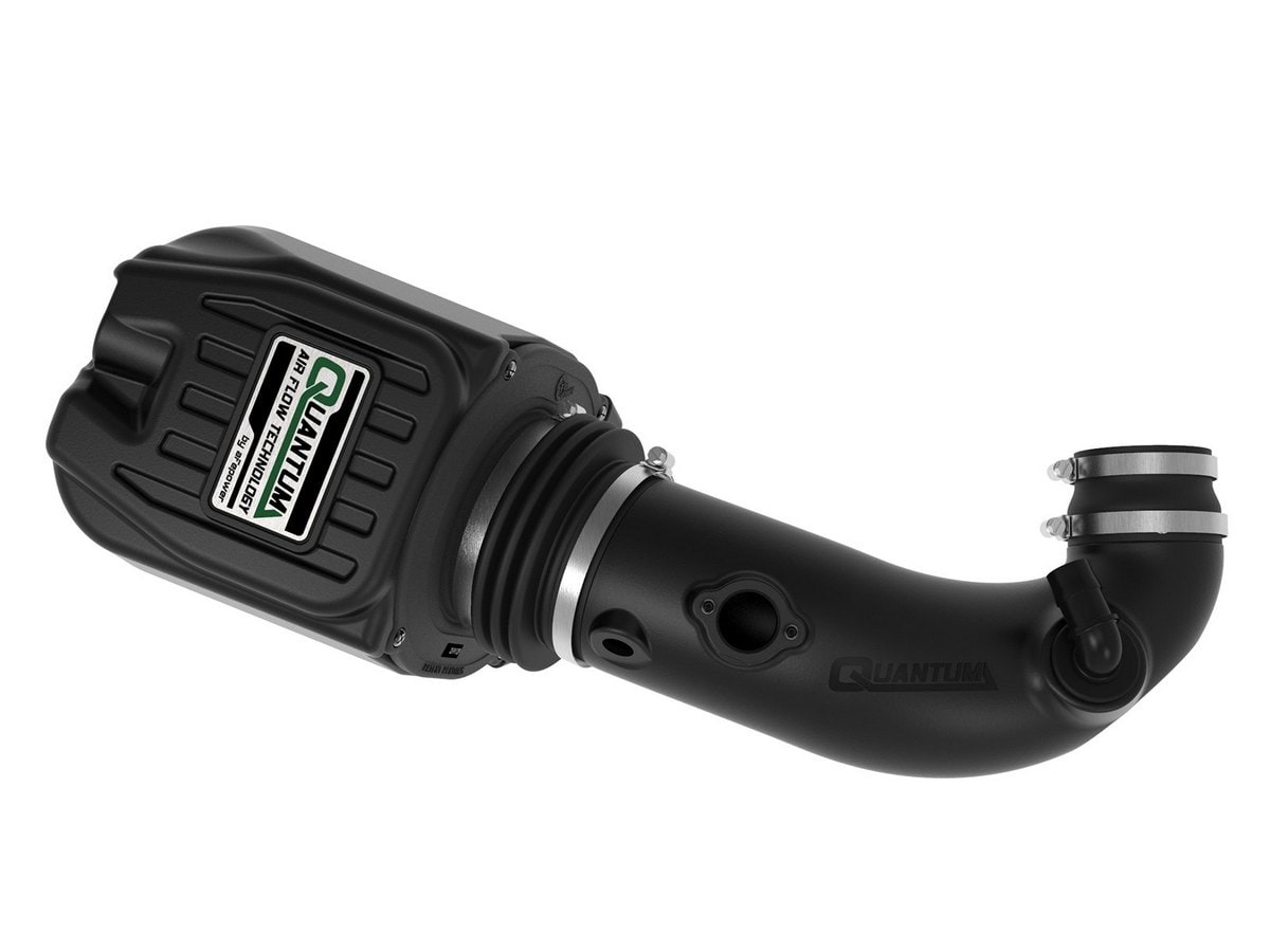 Система холодного впуска Quantum, с фильтром Pro 5R для Ford Diesel Trucks 2008–2010 V8-6.4L (td), AFE Power — фото 4