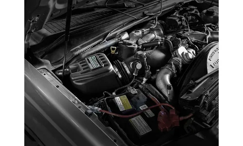 Система холодного впуска Quantum, с фильтром Pro 5R для Ford Diesel Trucks 2008–2010 V8-6.4L (td), AFE Power — фото 6