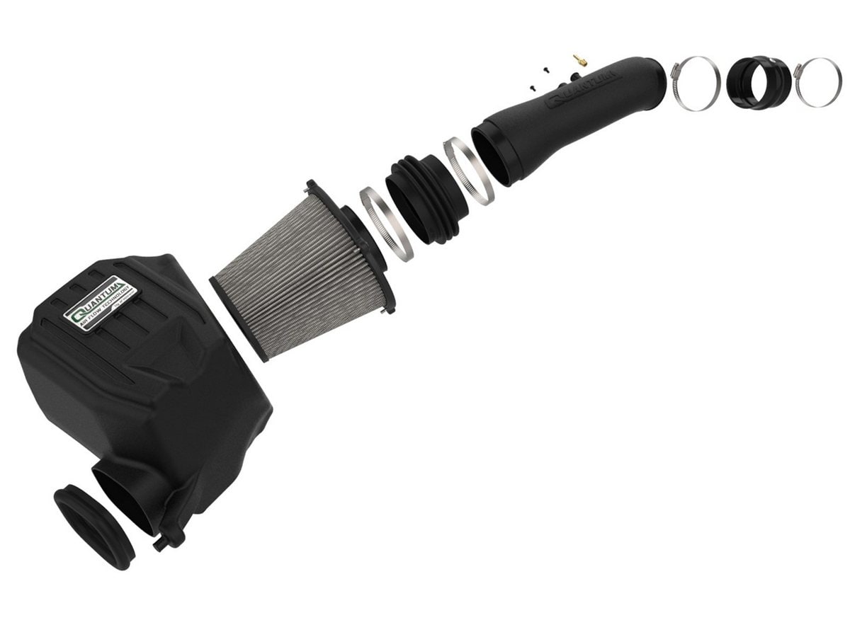 Система холодного впуска Quantum, с фильтром Pro DRY S для Toyota Tundra 2007–2021/Sequoia 2008–2022 V8-4.6L/5.7L, AFE Power — фото 2