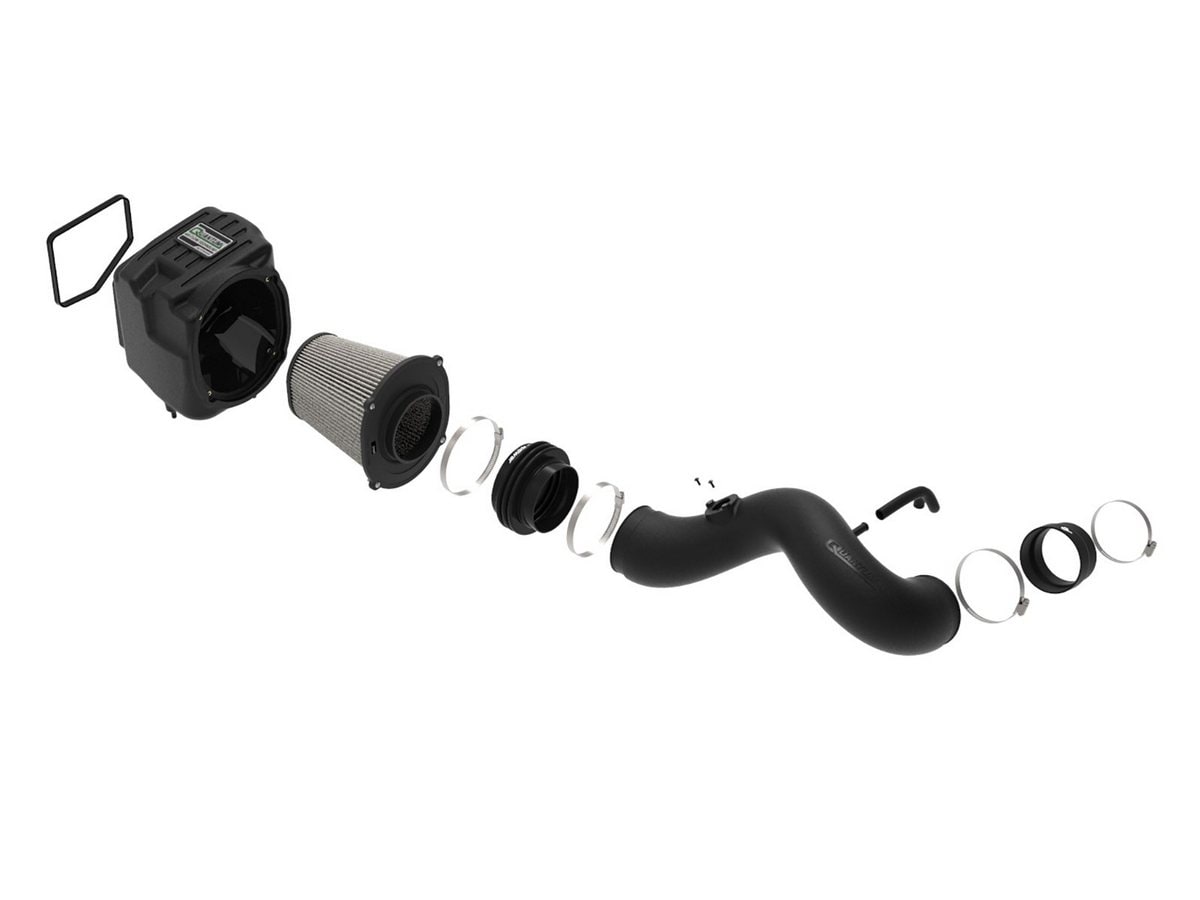 Система холодного впуска Quantum, с фильтром Pro DRY S для Chevrolet/GMC Silverado/Sierra 2009–2013 V8-4.8/5.3/6.2L, AFE Power — фото 2
