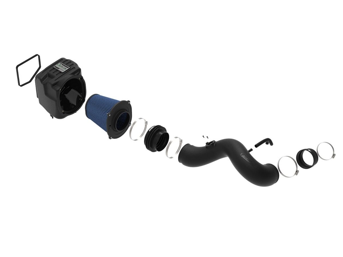 Система холодного впуска Quantum, с фильтром Pro 5R для Chevrolet/GMC Silverado/Sierra 2009–2013 V8-4.8/5.3/6.2L, AFE Power — фото 2