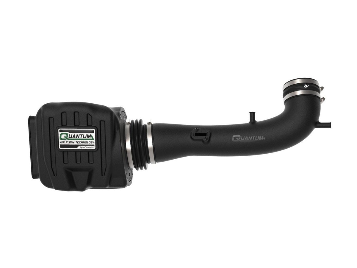 Система холодного впуска Quantum, с фильтром Pro DRY S для 2014–2019 GM Silverado/Sierra V8-5.3/6.2L, AFE Power — фото 6