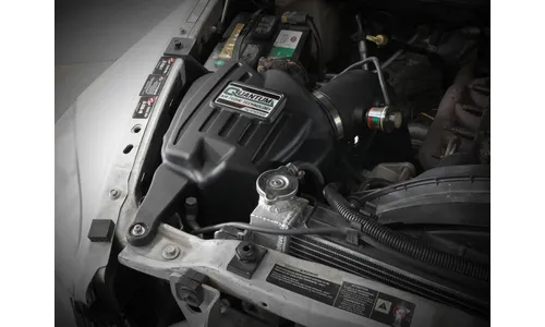 Система холодного впуска Quantum, с фильтром Pro DRY S для Dodge Diesel Trucks 2003–2007 L6-5.9L (td), AFE Power — фото 3