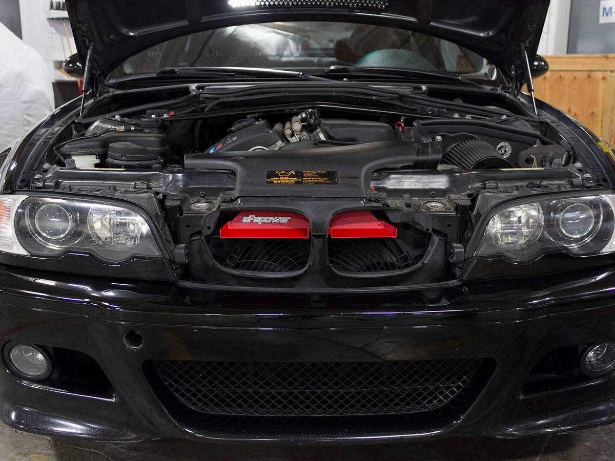 Воздухозаборник D.A.S. для BMW 3-Series (E46) 1999–2006 L6 M3 (E46) 2001–2006 L6-3.2L, AFE Power — фото 3