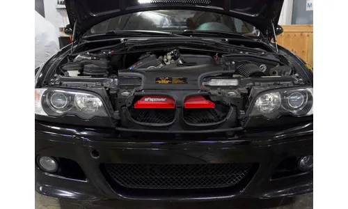 Воздухозаборник D.A.S. для BMW 3-Series (E46) 1999–2006 L6 M3 (E46) 2001–2006 L6-3.2L, AFE Power — фото 3