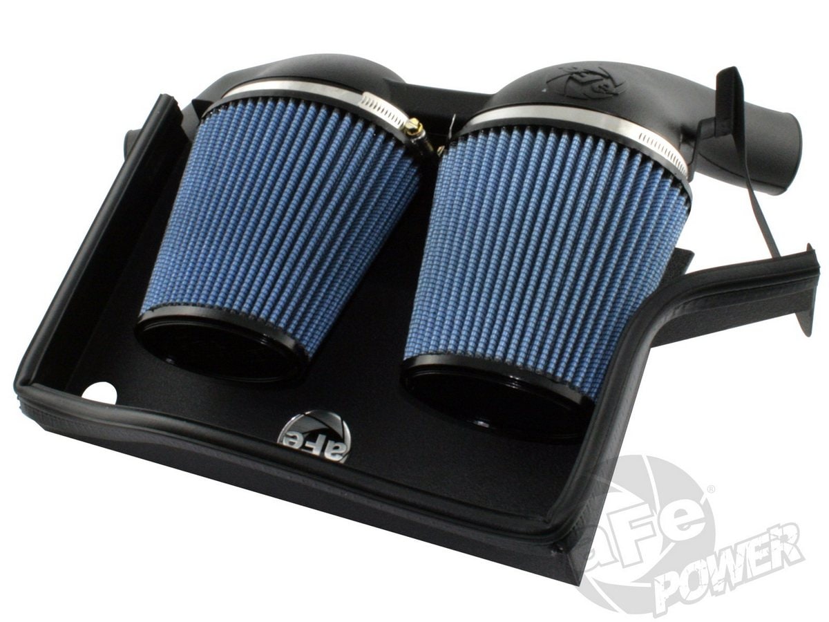 Система холодного впуска Magnum FORCE Stage-2, с фильтром Pro 5R для BMW 335i (E90/92/93) 2007–2010 135i (E82/88)/535i (E60/61) 2008–2010 L6-3.0L (t) N54, AFE Power — фото 2