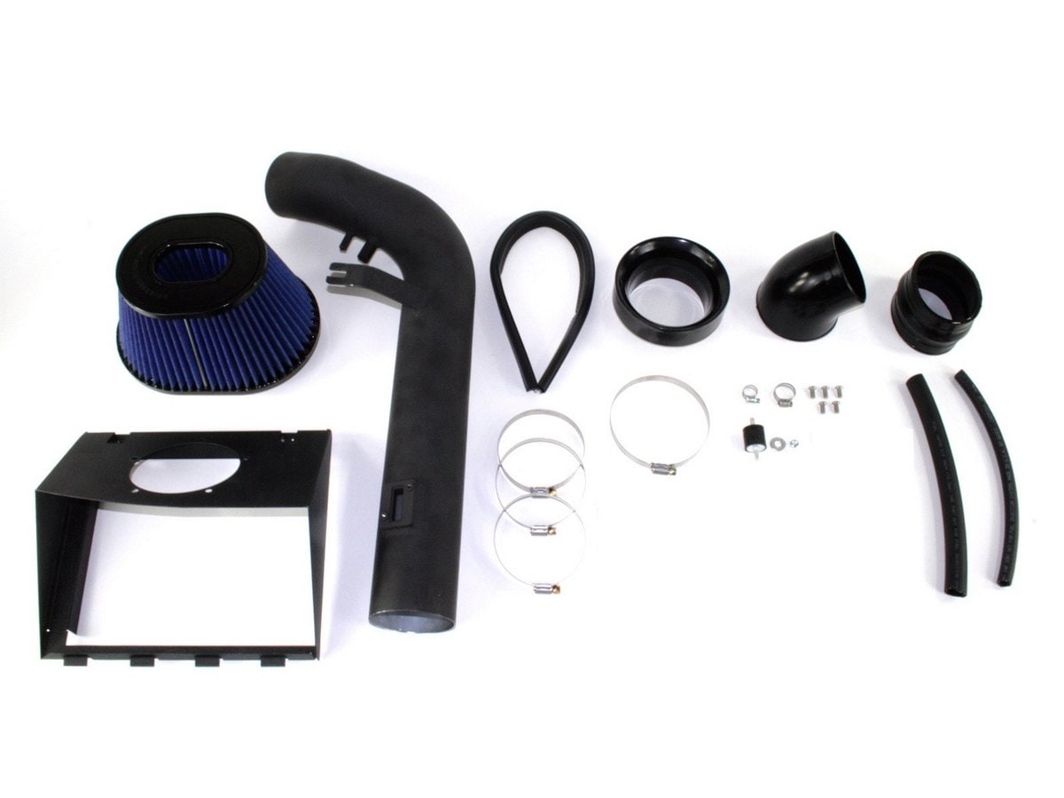 Система холодного впуска Rapid Induction, с фильтром Pro 5R, чёрное исполнение для Ford F-150 2011–2014 SVT Raptor 2010–2014 V8- 6.2L, AFE Power — фото 2