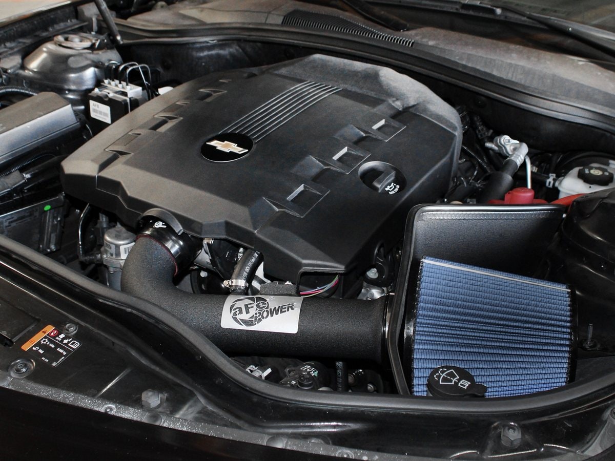 Система холодного впуска Magnum FORCE Stage-2, с фильтром Pro 5R для Chevrolet Camaro 2012–2015 V6-3.6L, AFE Power — фото 6