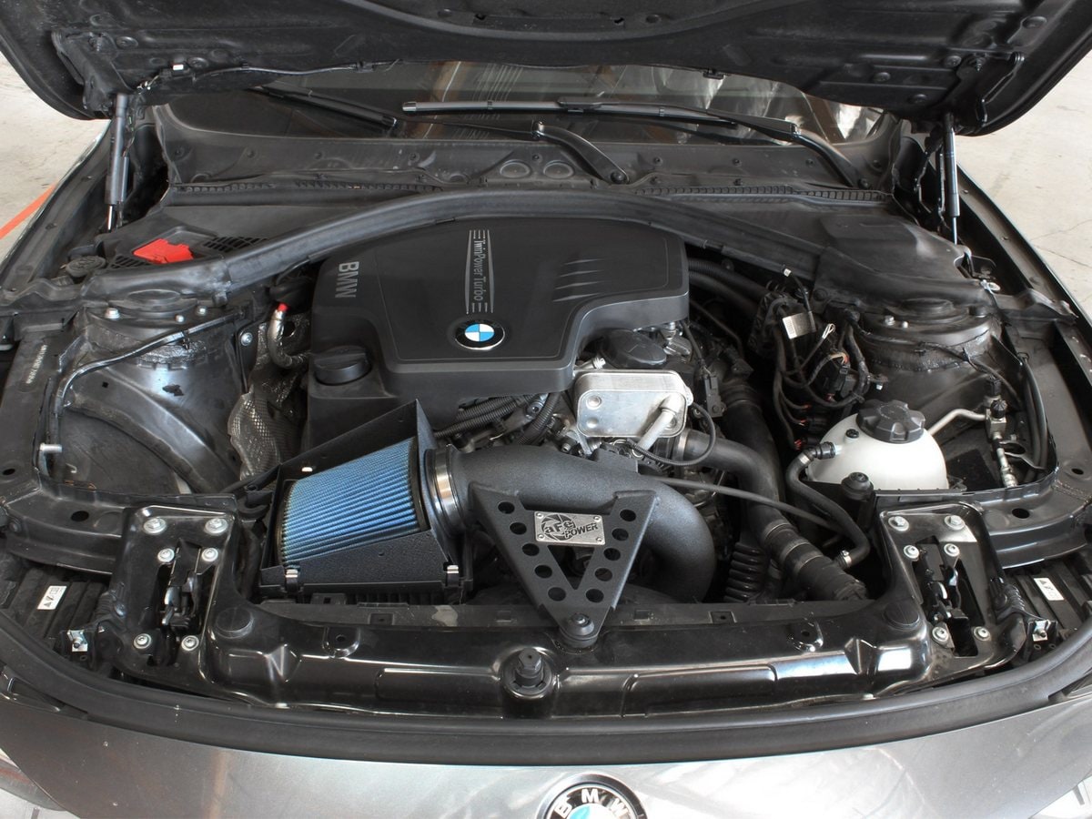 Система холодного впуска Rapid Induction, с фильтром Pro 5R для BMW 2/3/4-Series 2012–2018 L4-2.0L (t) N20, AFE Power — фото 6