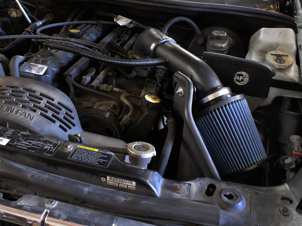 Система холодного впуска Magnum FORCE Stage-2, с фильтром Pro 5R для Jeep Grand Cherokee (ZJ) 1993–1998 L6-4.0L, AFE Power — фото 7