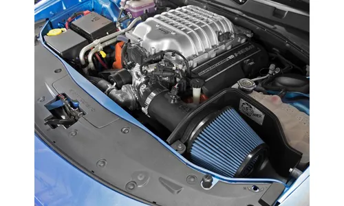 Система холодного впуска Magnum FORCE Stage-2, с фильтром Pro 5R для Dodge Challenger/Charger SRT Hellcat 2015–2016 V8-6.2L (sc), AFE Power — фото 2