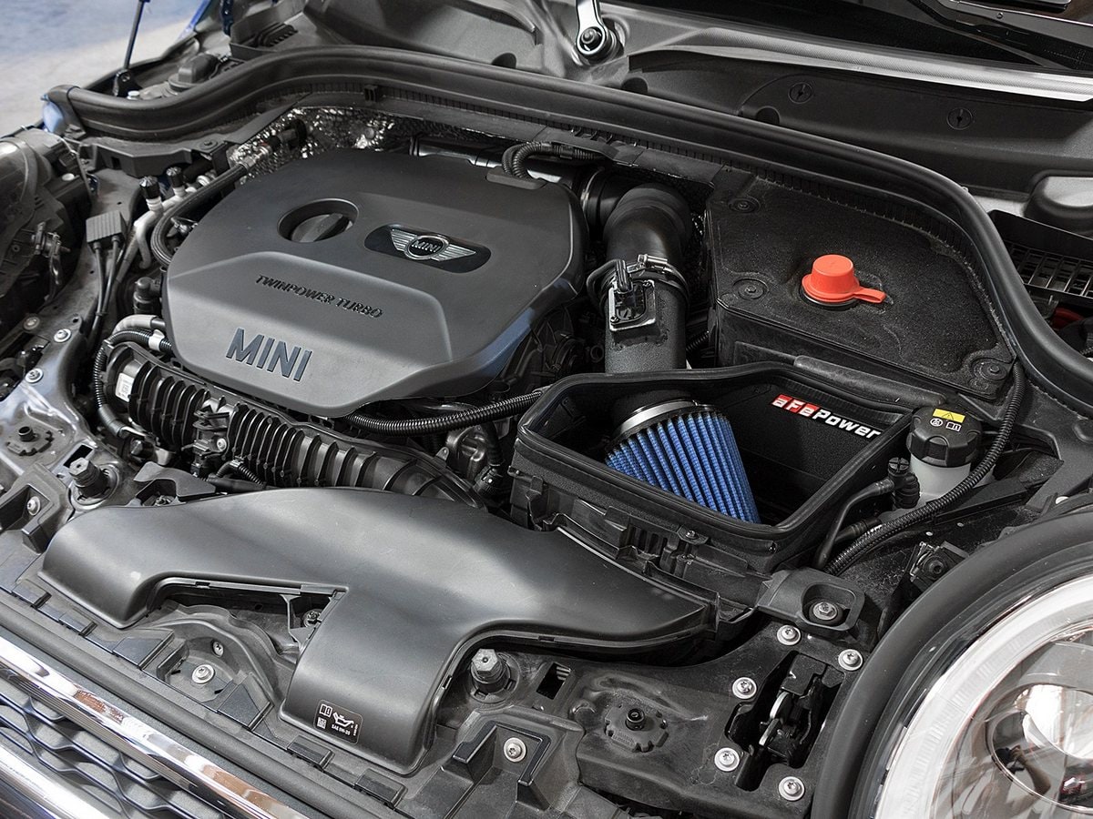 Система холодного впуска Rapid Induction, с фильтром Pro 5R для MINI Cooper S (F55/F56) 2015–2019 L4-2.0L (t) B46/B48, AFE Power — фото 3
