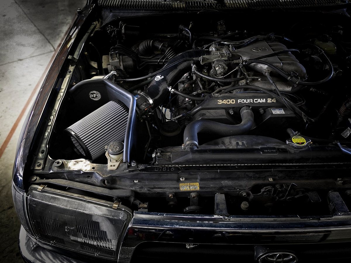 Система холодного впуска Magnum FORCE Stage-2, с фильтром Pro DRY S для Toyota 4Runner 1996–1998 V6-3.4L, AFE Power — фото 3