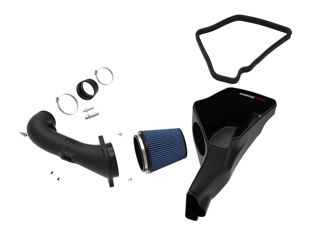 Система холодного впуска Magnum FORCE Stage-2, с фильтром Pro 5R для 2015–2017 Ford Mustang GT V8-5.0L, AFE Power — фото 2