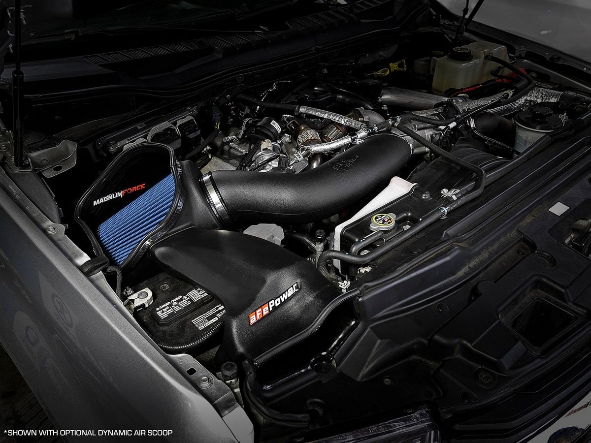 Система холодного впуска Magnum FORCE Stage-2, с фильтром Pro 5R для Ford Diesel Trucks 2017–2019 V8-6.7L (td), AFE Power — фото 3
