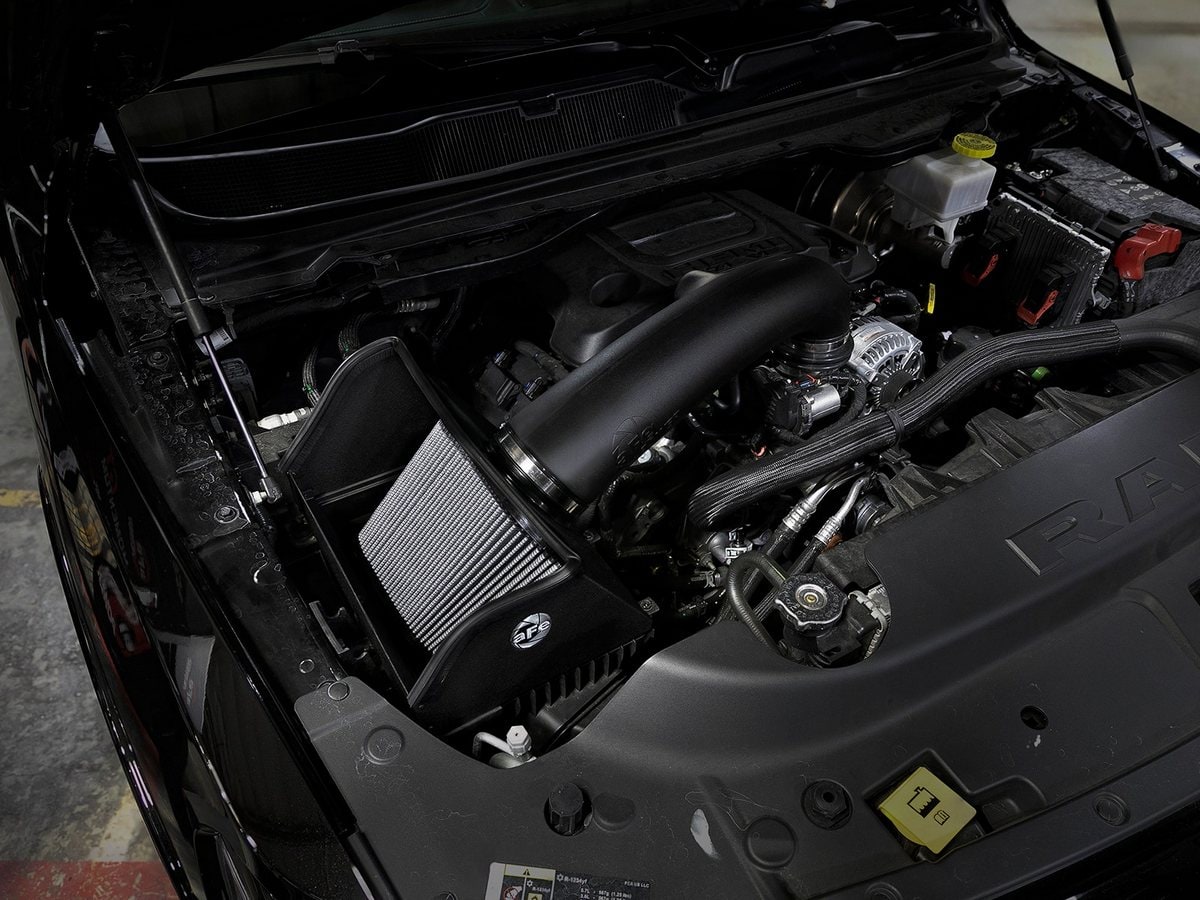 Система холодного впуска Rapid Induction, с фильтром Pro DRY S для RAM 1500 (DT) 2019–2026 V8-5.7L HEMI, AFE Power — фото 3