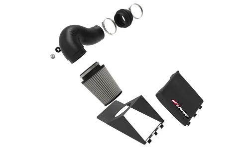 Система холодного впуска Rapid Induction, с фильтром Pro DRY S для Ford Taurus SHO /Flex 2010–2019/Explorer 2013–2019 V6-3.5L (tt), AFE Power — фото 2
