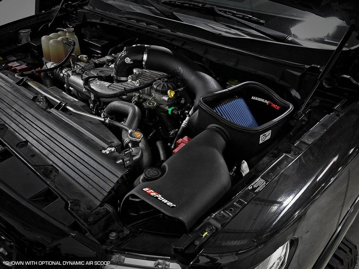 Система холодного впуска Magnum FORCE Stage-2, с фильтром Pro 5R для Nissan Titan XD 2016–2019 V8-5.0L (td), AFE Power — фото 3
