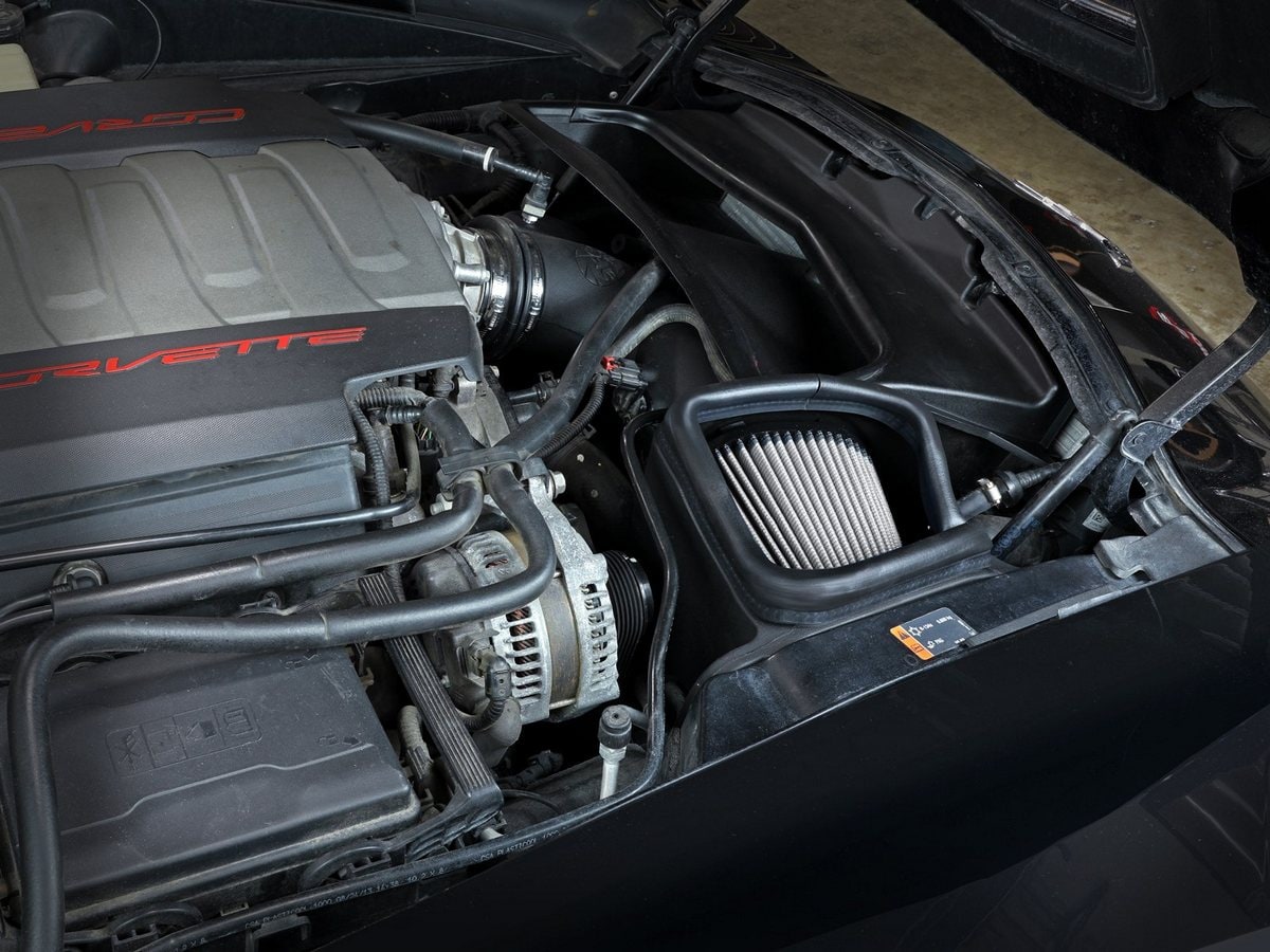 Система холодного впуска Magnum FORCE Stage-2, с фильтром Pro DRY S для Chevrolet Corvette (C7) 2014–2019 V8-6.2L, AFE Power — фото 3