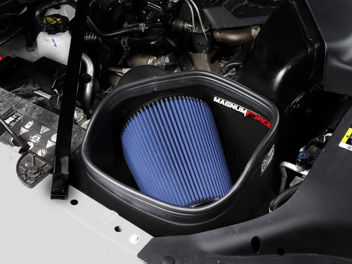 Система холодного впуска Magnum FORCE Stage-2, с фильтром Pro 5R для RAM Diesel Trucks 2019–2024 L6-6.7L (td), AFE Power — фото 3
