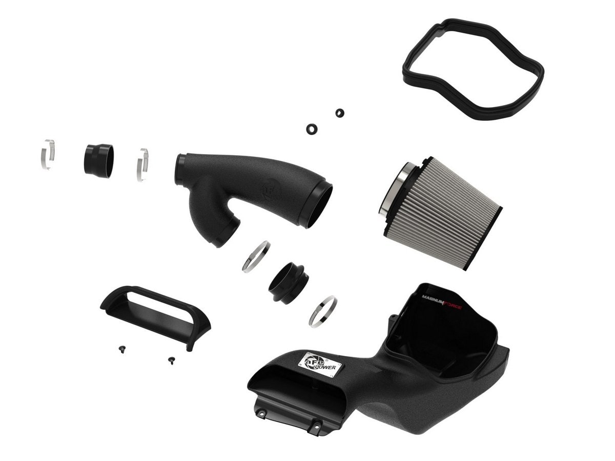 Система холодного впуска Magnum FORCE Stage-2, с фильтром Pro DRY S для Ford F-150 2021–2026 V6-3.5L (tt), AFE Power — фото 2