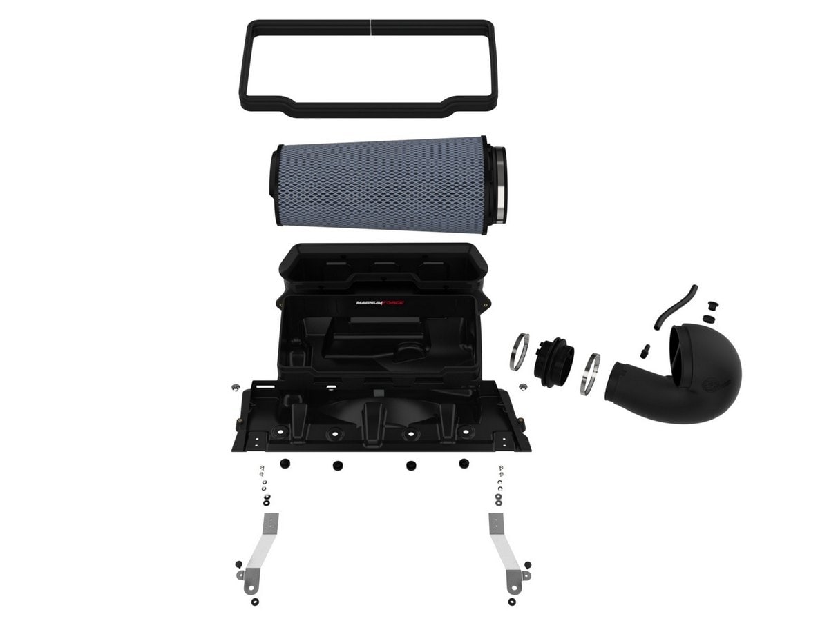 Система холодного впуска Magnum FORCE Stage-2, с фильтром Pro 5R для RAM 1500 TRX 2021–2024 V8-6.2L (sc), AFE Power — фото 2