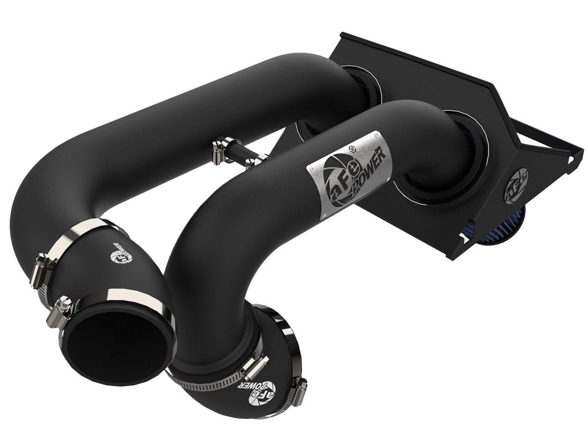 Система холодного впуска Rapid Induction ST Dual 3 IN, с фильтром Pro 5R, два патрубка 76,2 мм (3 дюйма) для Ford F-150/Raptor 2017–2020 V6-3.5L (tt)/Expedition 2018–2021 V6-3.5L (tt), AFE Power — фото 3