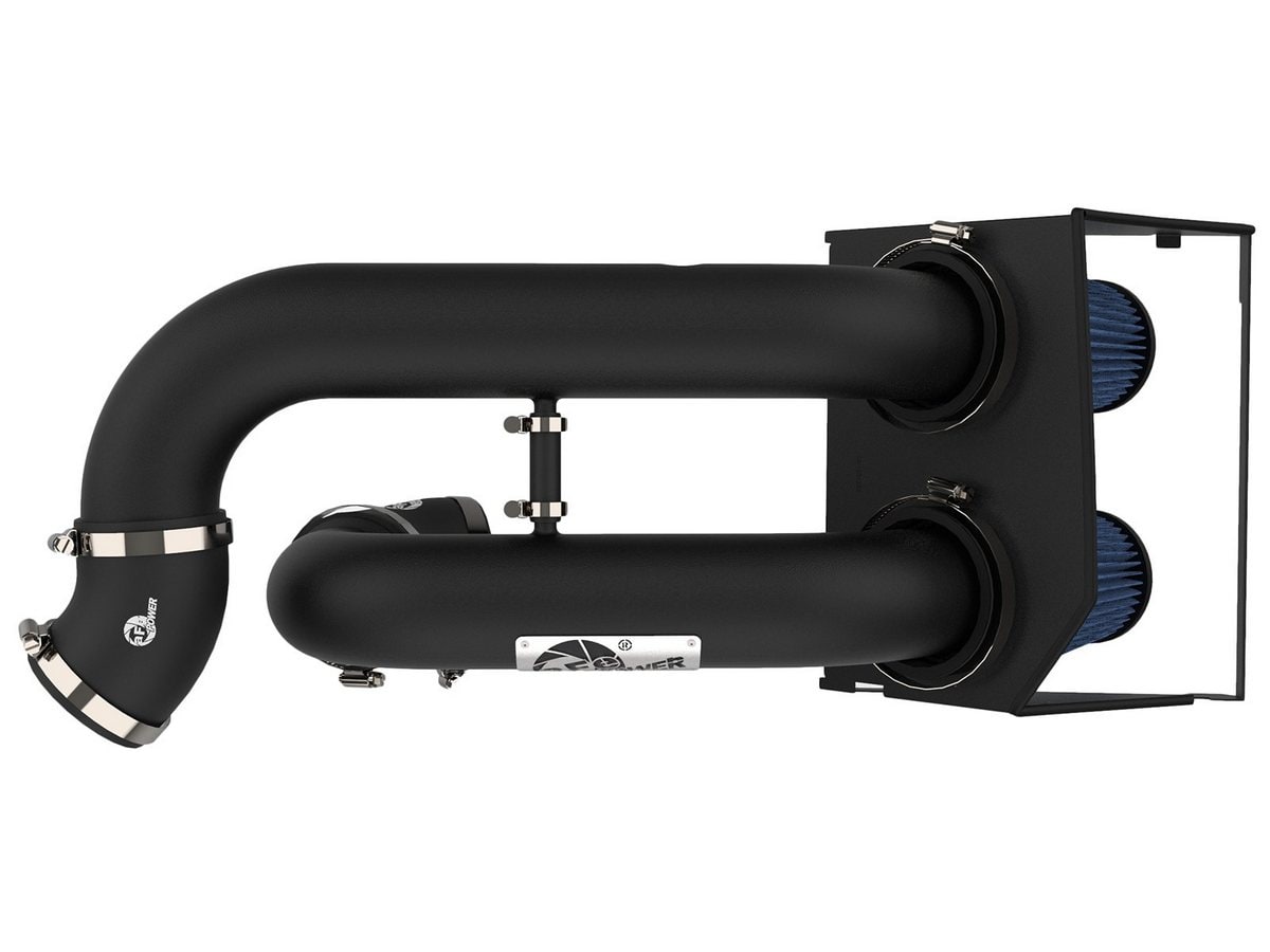 Система холодного впуска Rapid Induction ST Dual 3 IN, с фильтром Pro 5R, два патрубка 76,2 мм (3 дюйма) для Ford F-150/Raptor 2017–2020 V6-3.5L (tt)/Expedition 2018–2021 V6-3.5L (tt), AFE Power — фото 5