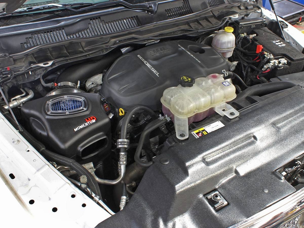 Система холодного впуска Momentum HD, с фильтром Pro 5R для RAM 1500 EcoDiesel 2014–2018 / 1500 Classic 2019 V6-3.0L (td), AFE Power — фото 6