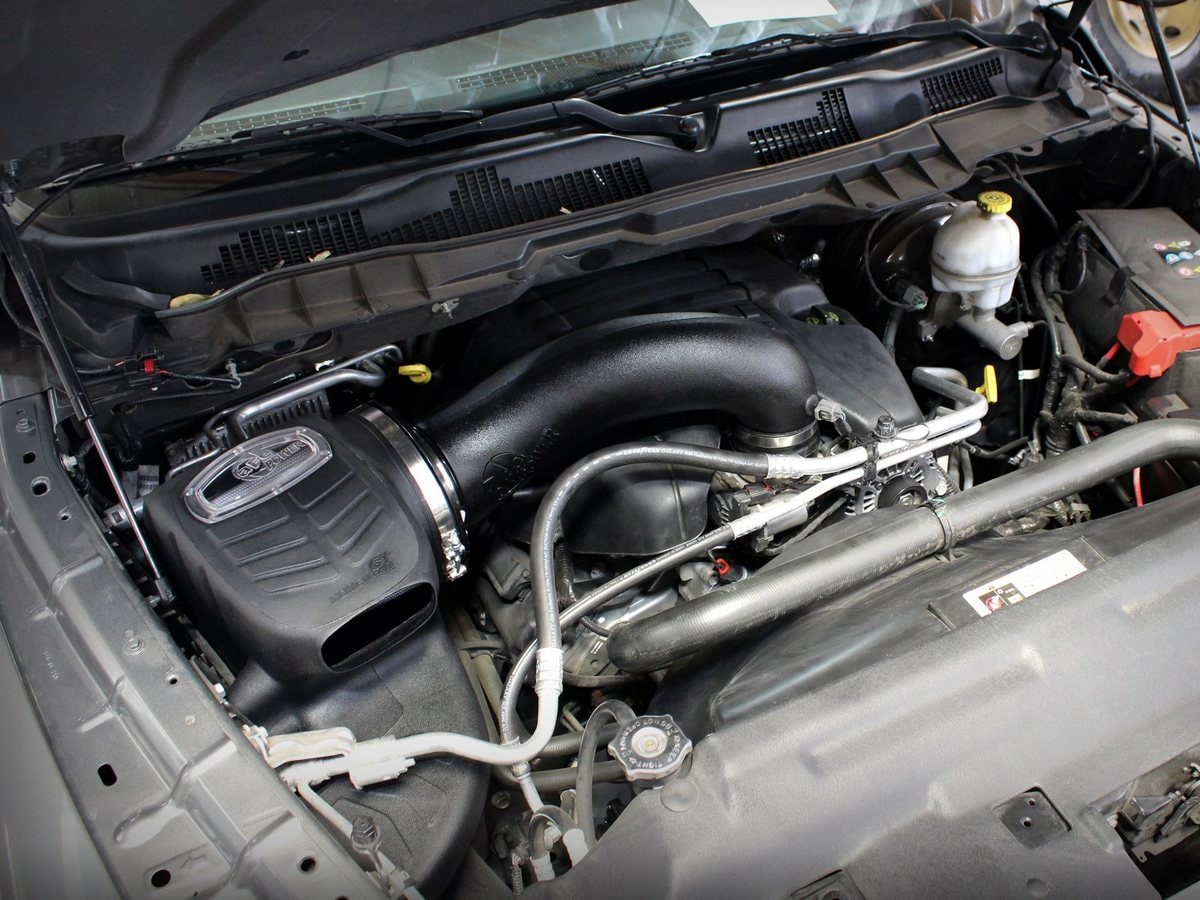 Система холодного впуска Momentum GT, с фильтром Pro 5R для Dodge/RAM 1500 2009–2018/RAM 1500 Classic 2019–2024 V8-5.7L HEMI, AFE Power — фото 3