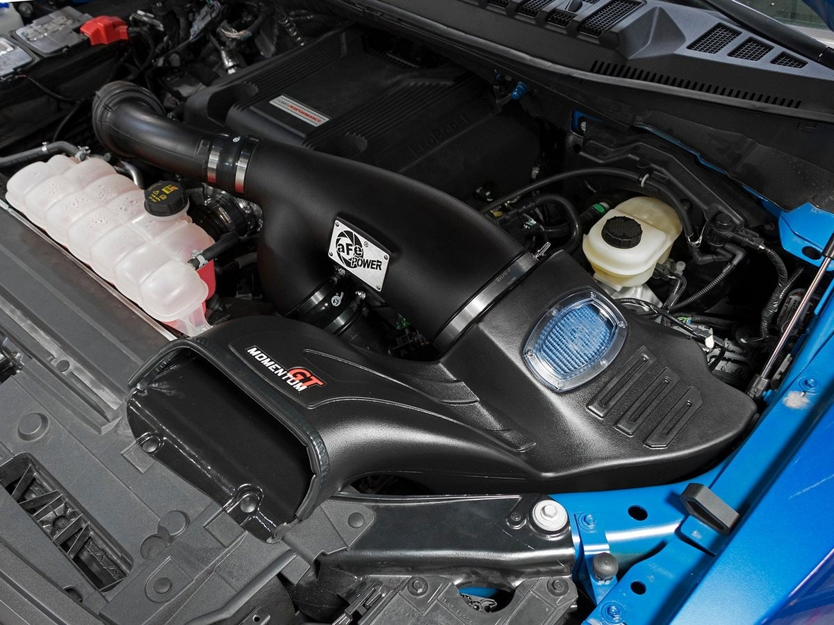Система холодного впуска Momentum GT, с фильтром Pro 5R для Ford F-150/Raptor 2017–2020 V6-3.5L (tt), AFE Power — фото 2