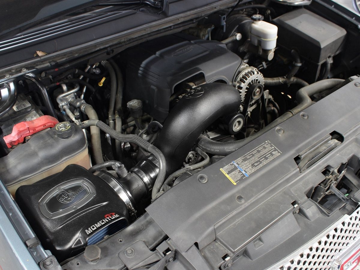 Система холодного впуска Momentum GT, с фильтром Pro 5R для Chevrolet/GMC Gas Trucks/SUV's 2007–2008 V8-4.8L/5.3L/6.0L/6.2L (GMT900) Electric Fan Only, AFE Power — фото 3