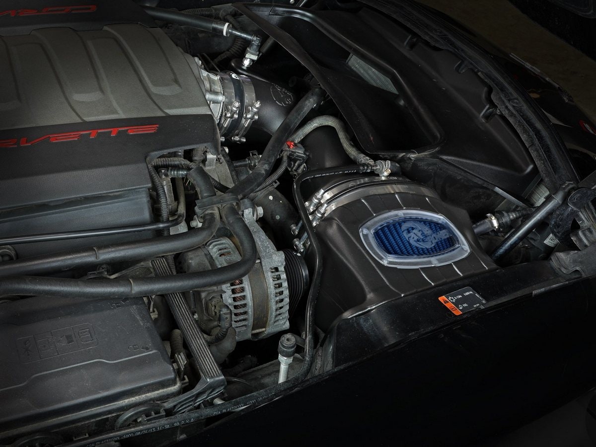 Система холодного впуска Momentum, с фильтром Pro 5R для Chevrolet Corvette (C7) 2014–2019 V8-6.2L, AFE Power — фото 2
