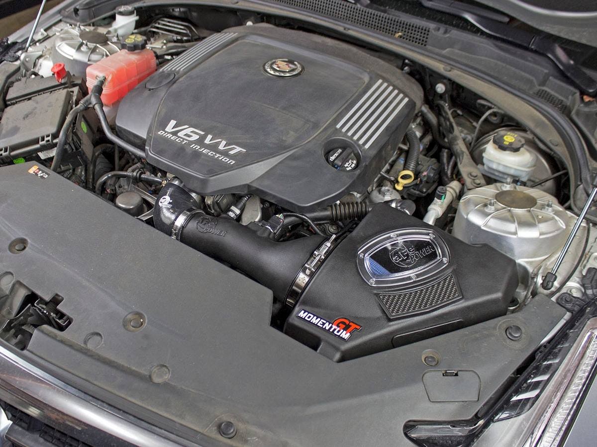 Система холодного впуска Momentum GT, с фильтром Pro 5R для Cadillac ATS 2013–2015 V6-3.6L, AFE Power — фото 2