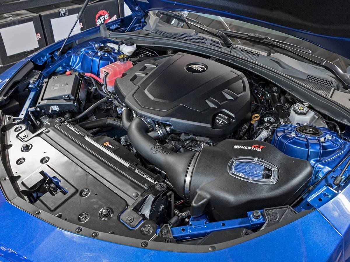 Система холодного впуска Momentum GT, с фильтром Pro 5R для Chevrolet Camaro 2016–2024 V6-3.6L, AFE Power — фото 2
