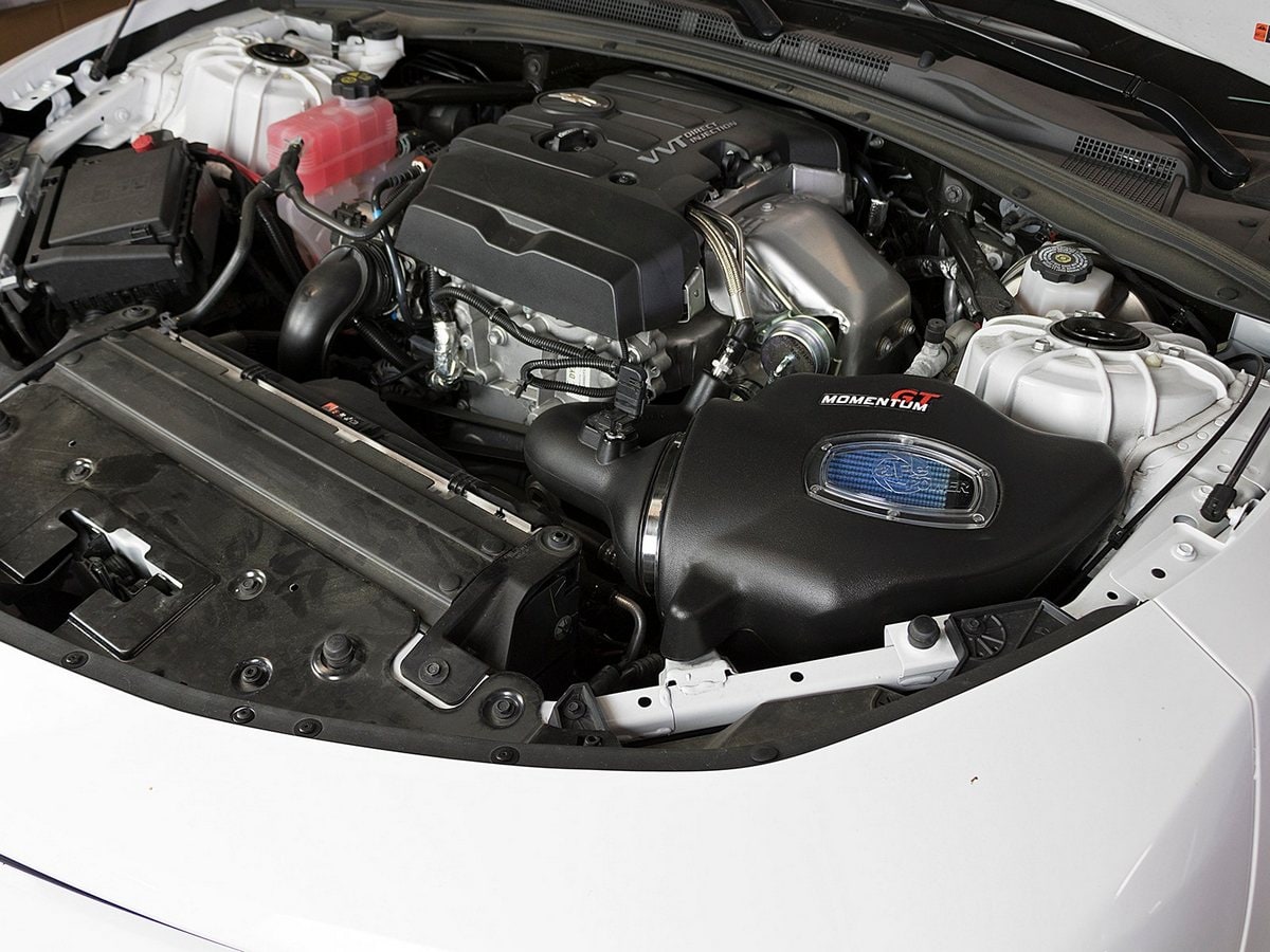 Система холодного впуска Momentum GT, с фильтром Pro 5R для Chevrolet Camaro 2016–2023 L4-2.0L (t), AFE Power — фото 2