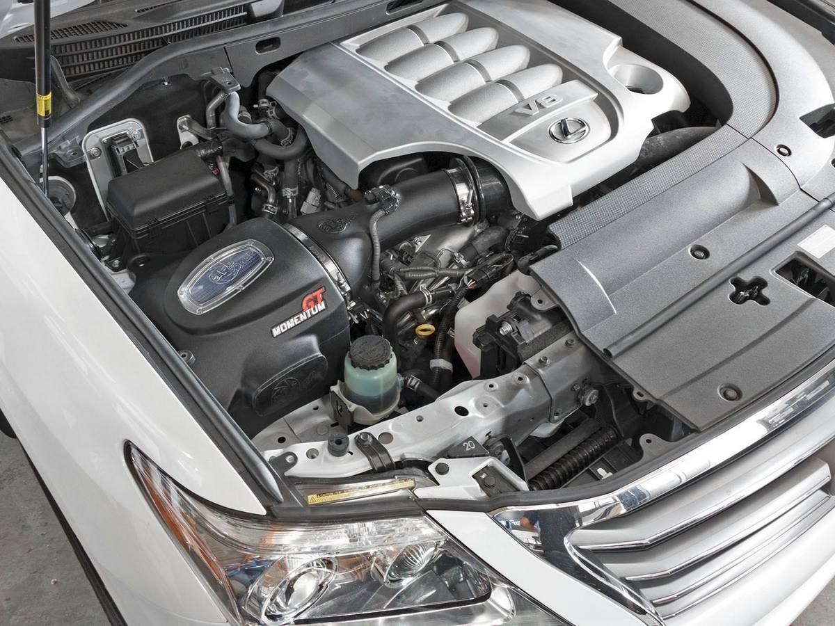 Система холодного впуска Momentum GT, с фильтром Pro 5R для Lexus LX570/Toyota Land Cruiser (J200) 2008–2021 V8-5.7L/V8-4.6L, AFE Power — фото 1
